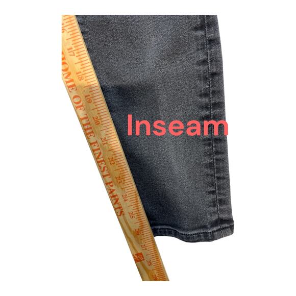 LOFT Outlet Women’s Modern Skinny Jeans Gray Black Wash Size 6 Mid Rise - Picture 10 of 10